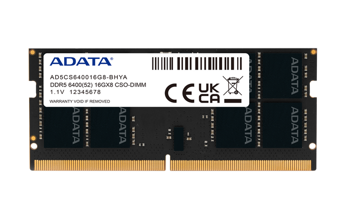 威剛工業級DDR5 CSODIMM內存